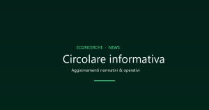 News e circolari Ecoricerche